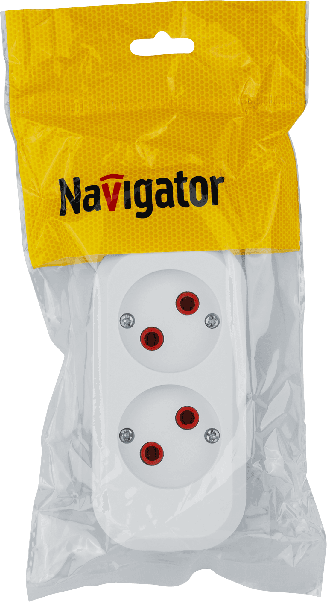 Колодка NCA-BL01-02-X-WH 2гн б/з пластик