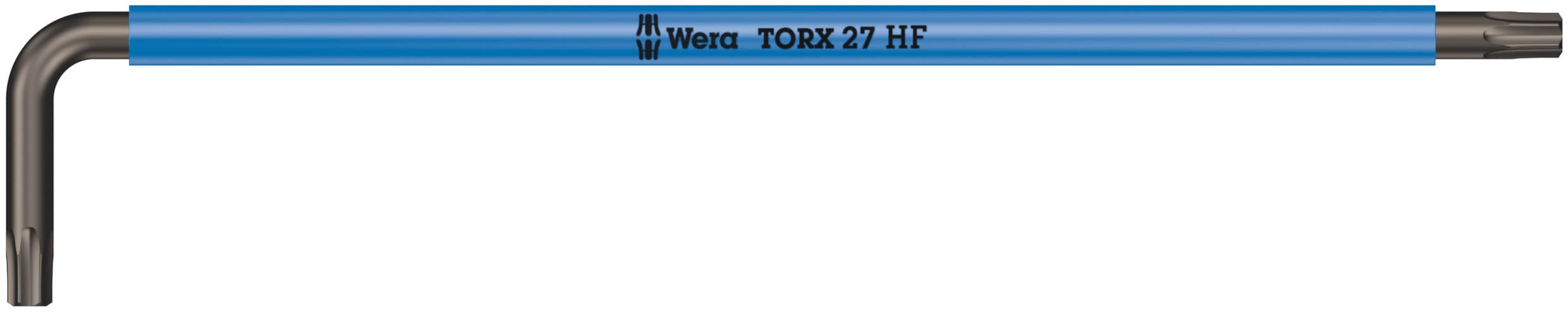 Ключ Г-образный 967 SXL HF TORX Multicolour с функцией фиксации крепежа удлиненный TX 27X172 мм
