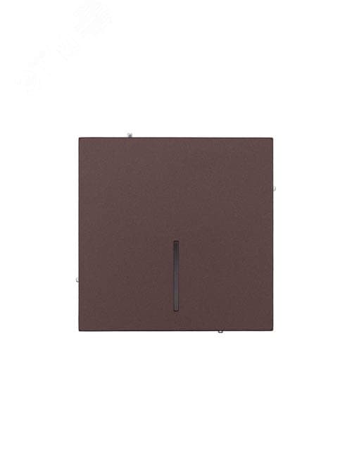 ZIMA Выключатель 1-кл. с подсветкой, 10 А, механизм, шоколад Lezard 704-7388-111QC