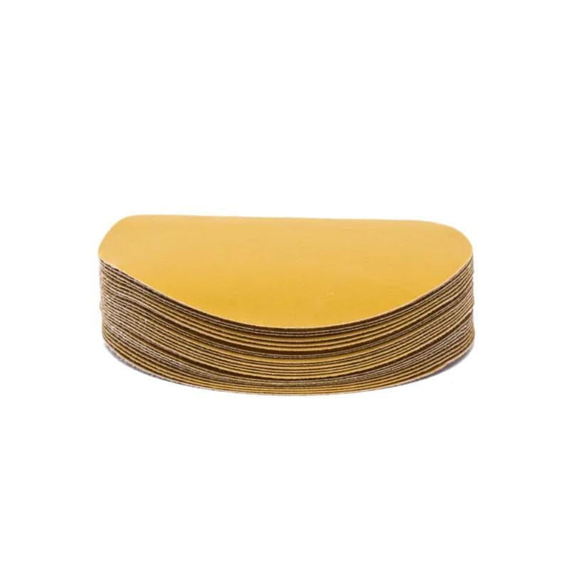 Круг абразивный шлифовальный под липучку Yellow Sandpaper Р800 (150мм, без отверстий, 25шт) желтый