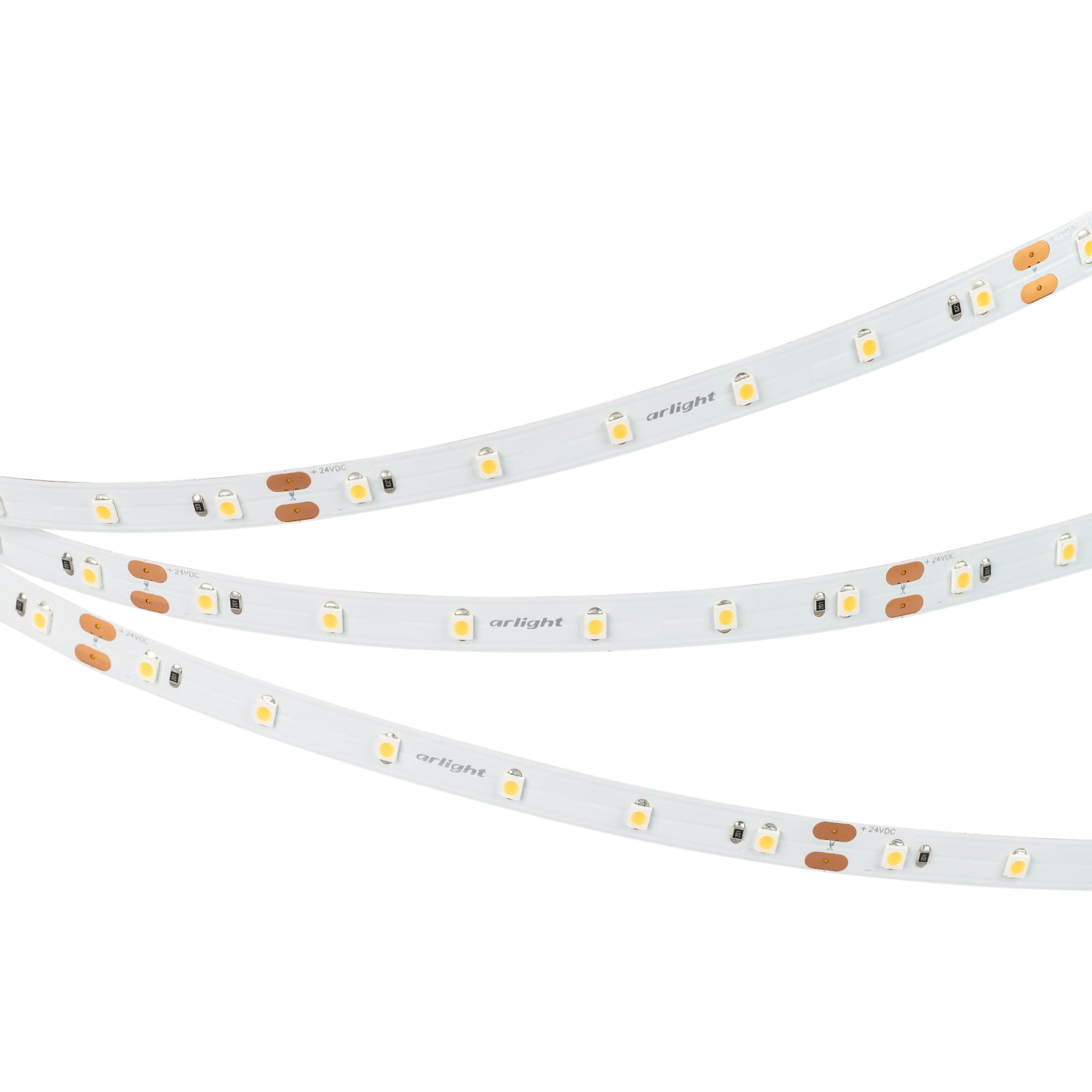 Лента светодиодная 4,8 Вт/м 24В IP20 5000K 60LED/м NT-A60-8mm SMD 3528 5 м