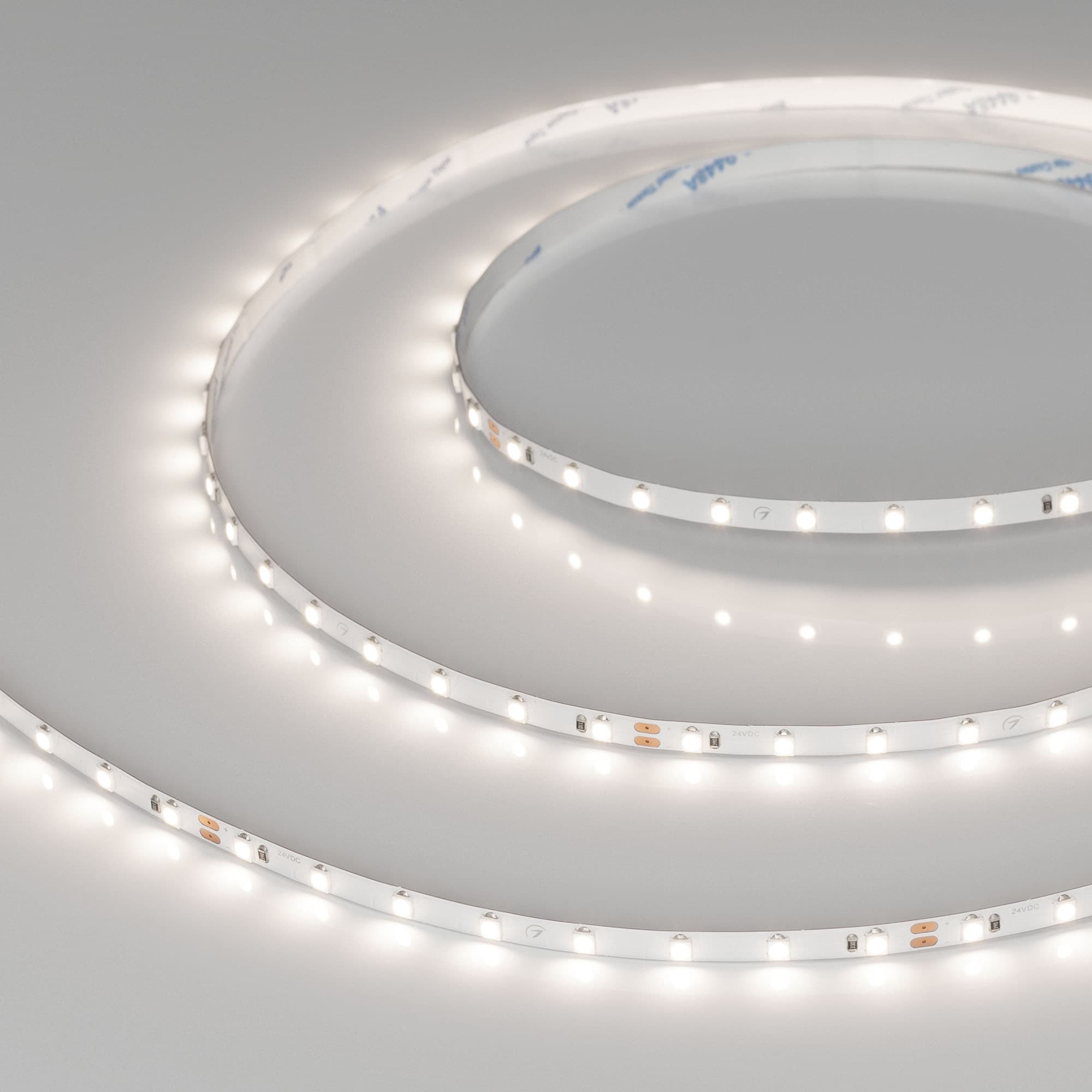 Лента светодиодная 5 Вт/м 24В 4000K IP20 80LED/м RT-A80-5mm SMD 2835 5 м