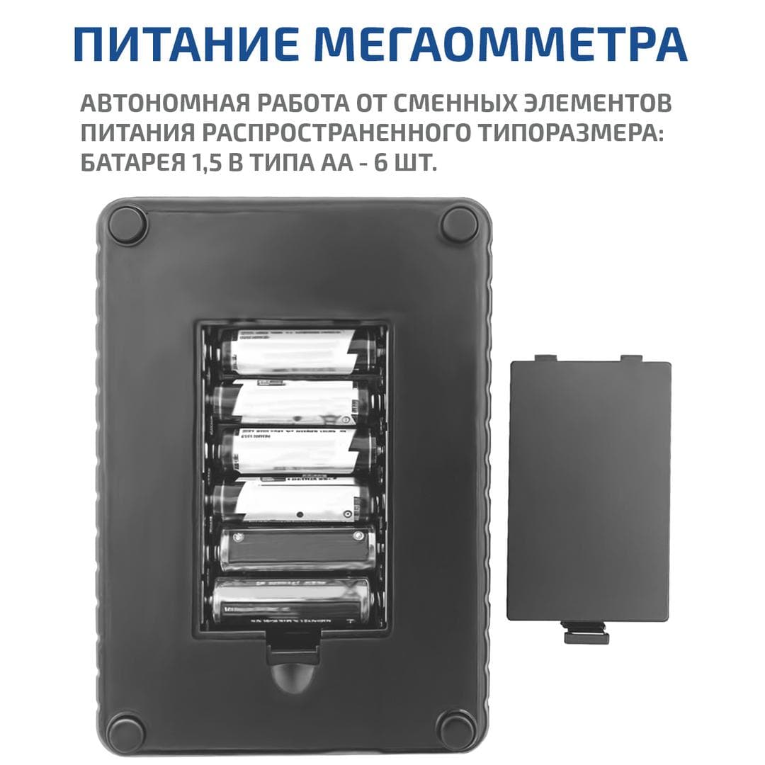 Измеритель сопротивления изоляции (мегаомметр) 13125