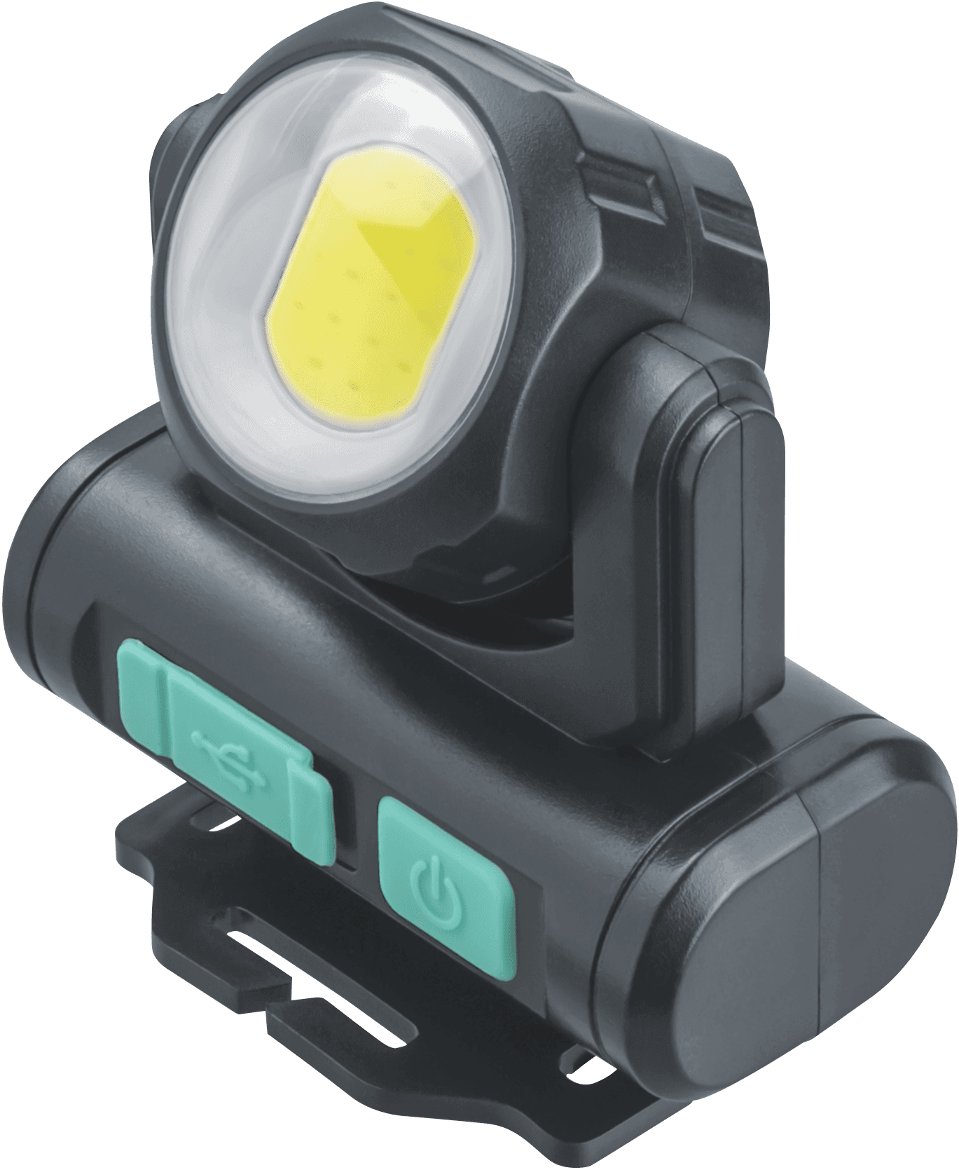 Фонарь светодиодный NPT-H38-ACCU 1COB, 3.2Вт + 1 LED, 3Вт налобный аккумуляторный