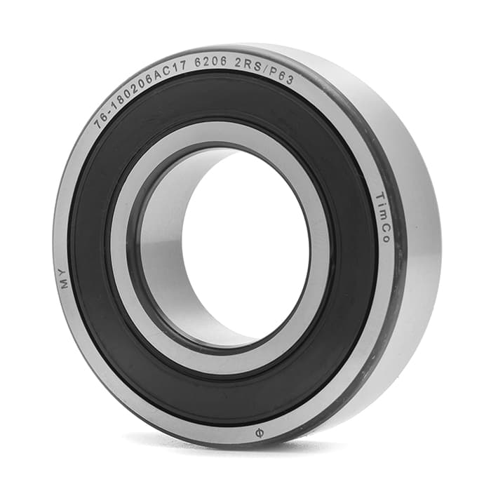 Подшипник 180206 АС17 (76кл.) (6206 2RS/P6C3) TimCo (ГОСТ)