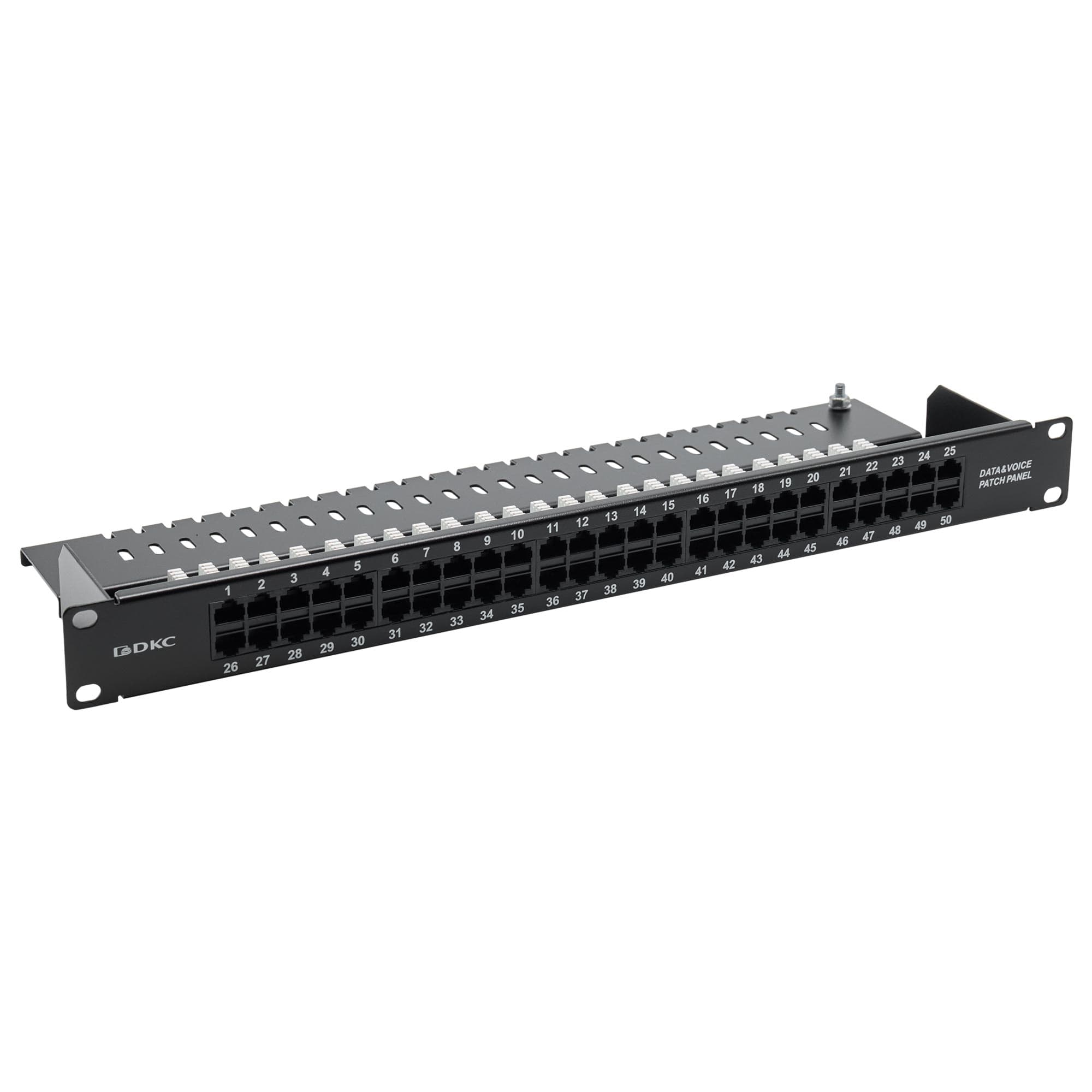 Патч-панель телефонная 19'.1U.CAT3. 50 портов RJ45