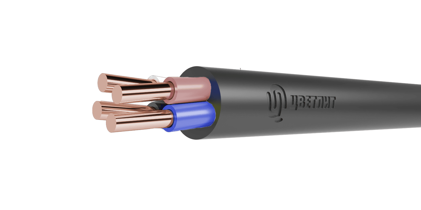 Кабель силовой ВВГнг(А)-LS 4х2,5ок(N)-0,66  (100 м) ТРТС