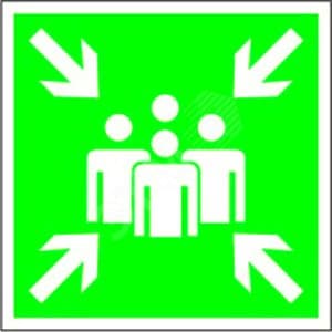Знак безопасности PP-17174.E21''Пункт (место) сбора''