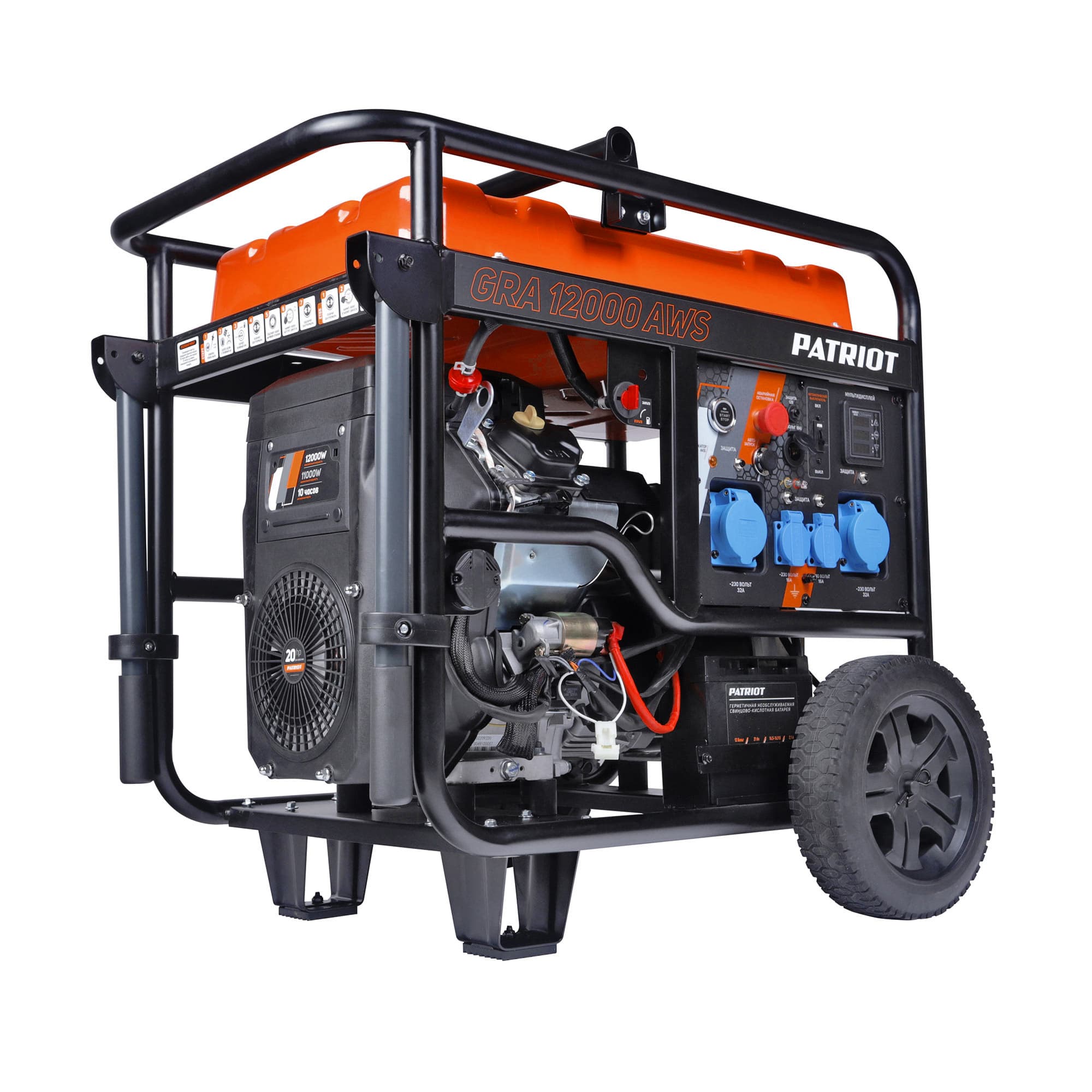 Генератор бензиновый GRA 12000 AWS