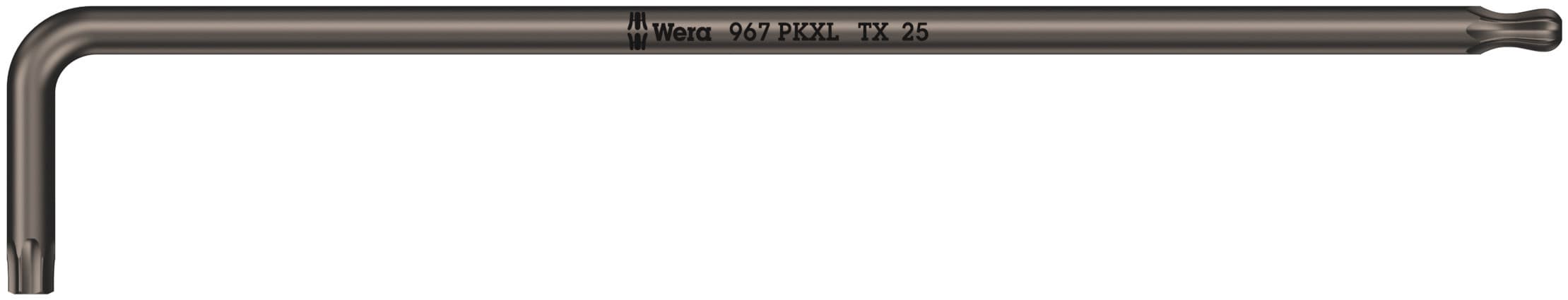 Ключ Г-образный 967 PKXL TORX удлиненный с шаром TX 25X154 мм
