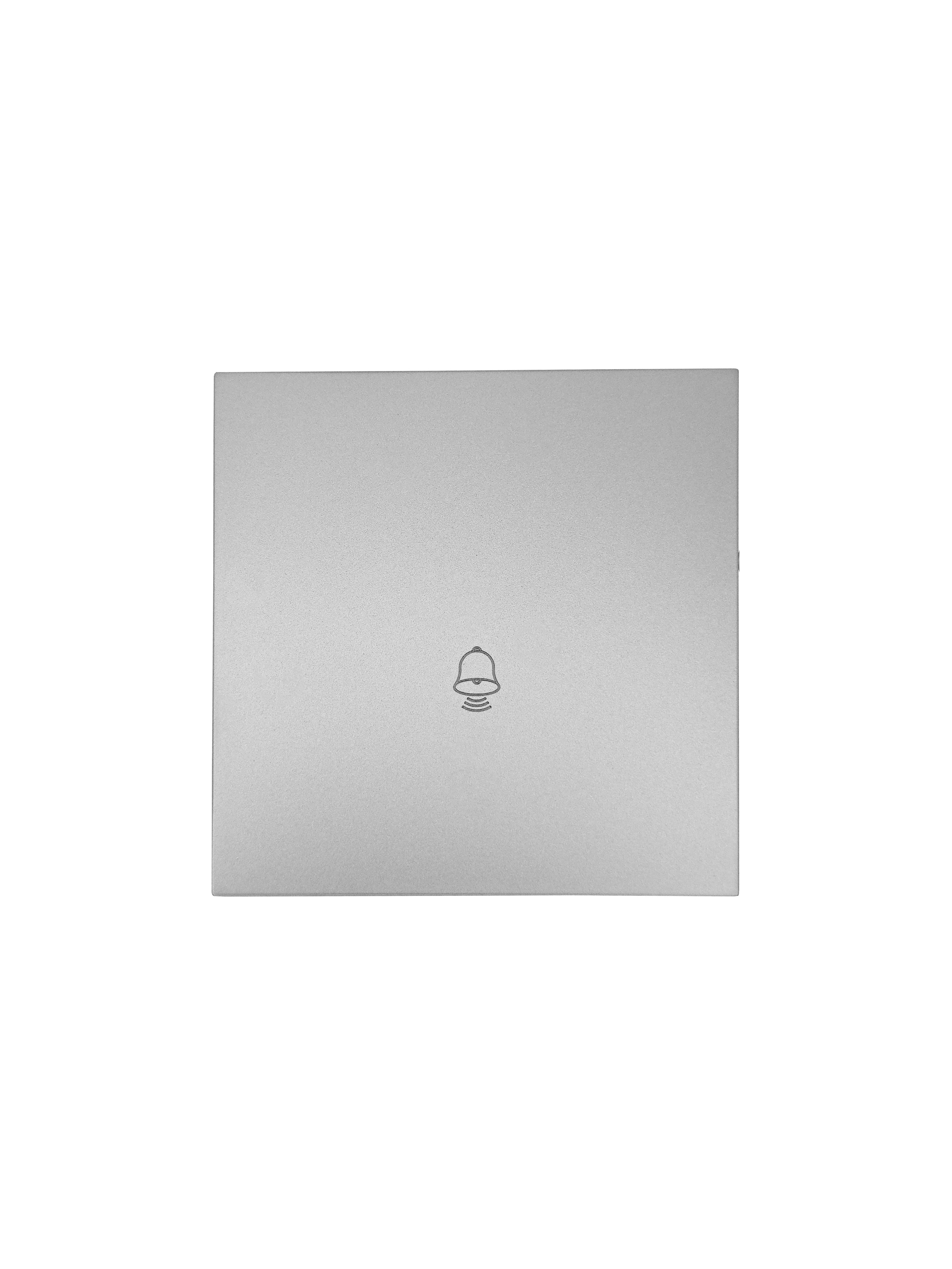 ZIMA Кнопка звонка, 10 А, механизм, серый матовый Lezard 704-7488-103QC