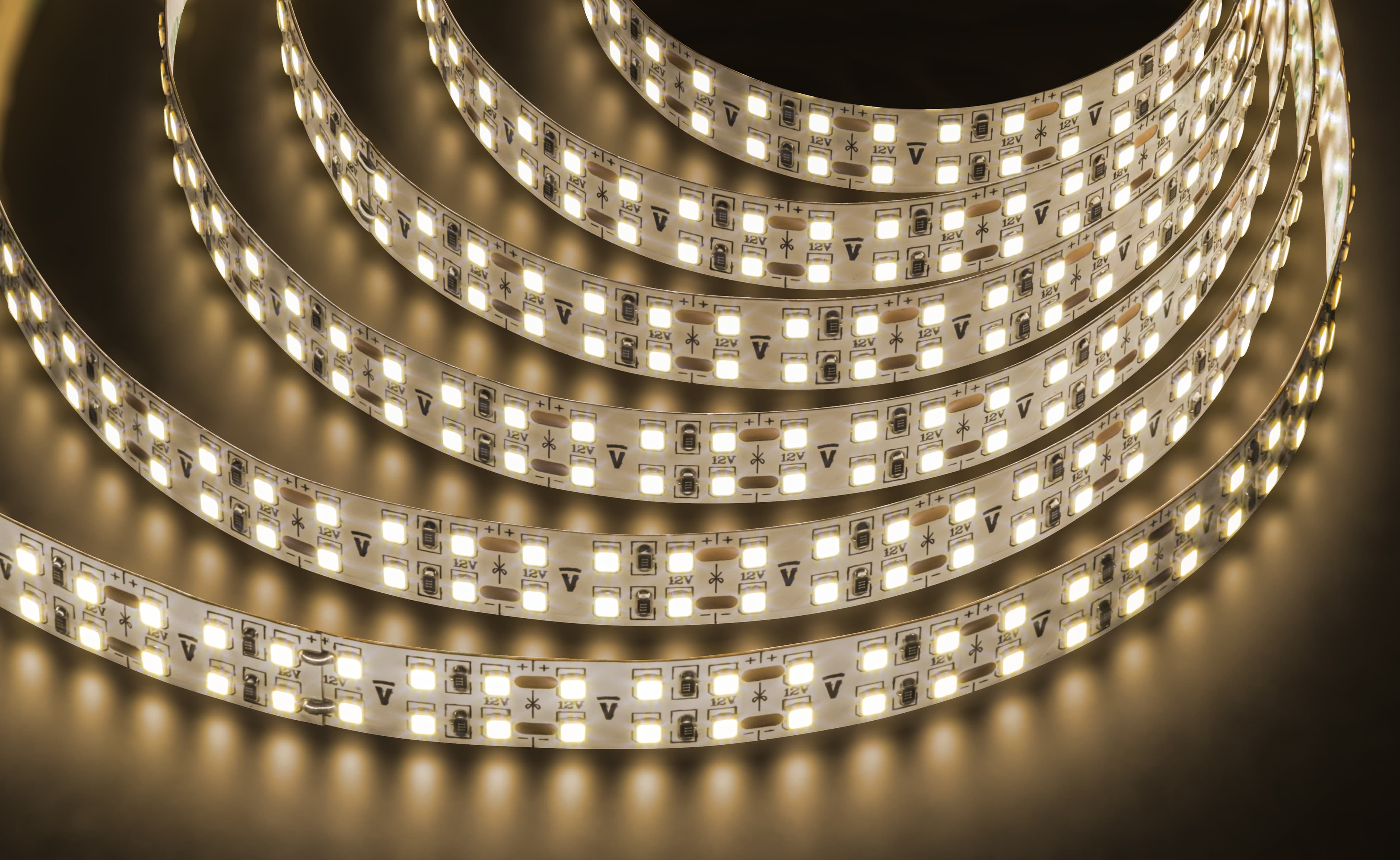 Лента светодиодная 30Вт/м 12В 3000К IP20 240LED/м NLS-2835 5м