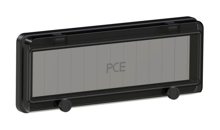 Окно защитное на 13 модулей IP67, черное