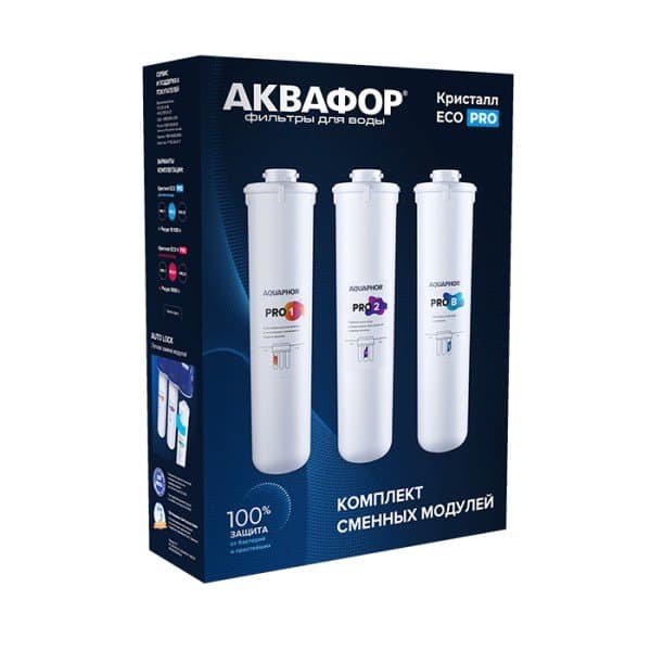 Комплект сменных модулей Аквафор ECO Pro