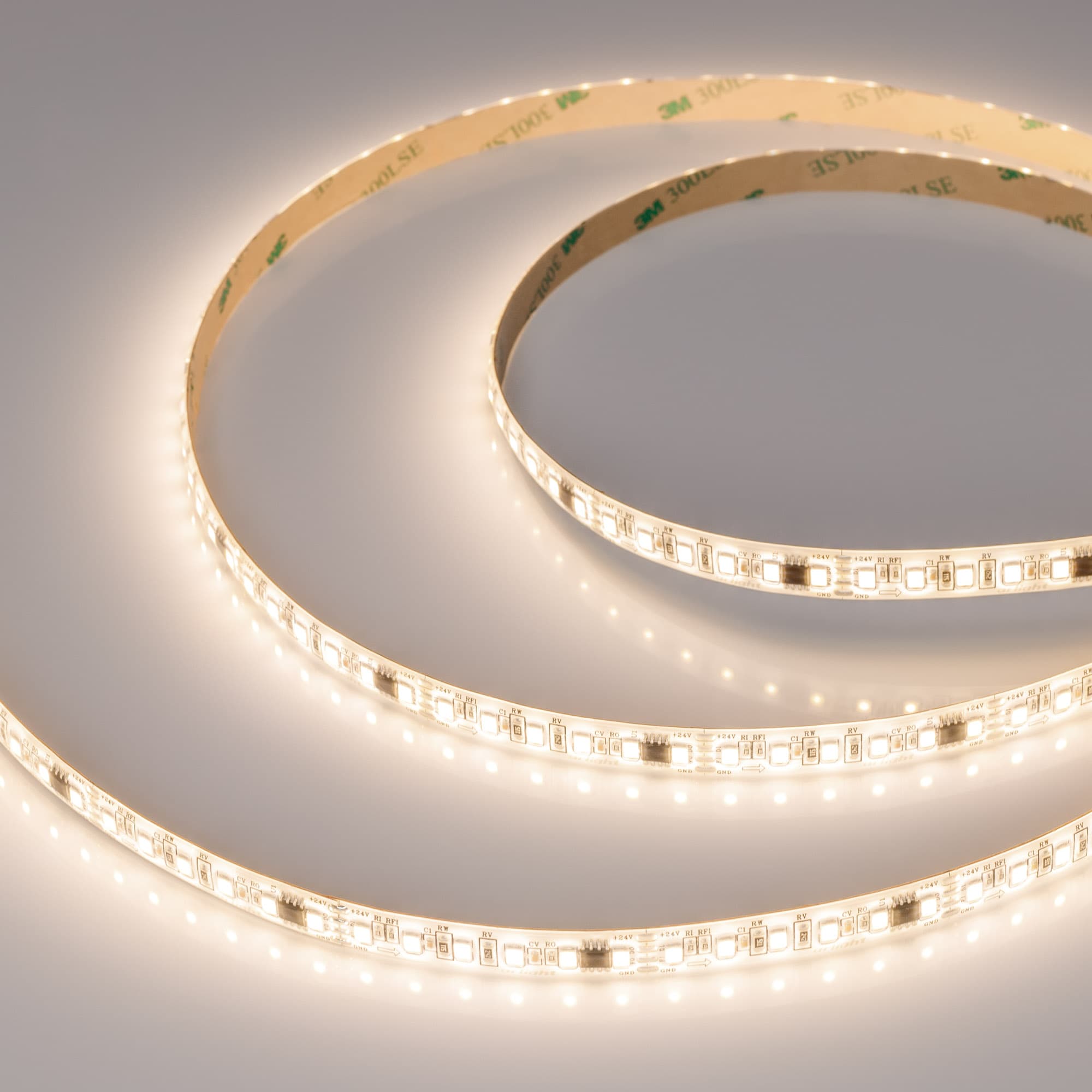 Лента светодиодная 11 Вт/м 24В IP65 3000K 120LED/м SPI-A120-10mm SMD 2835 5 м
