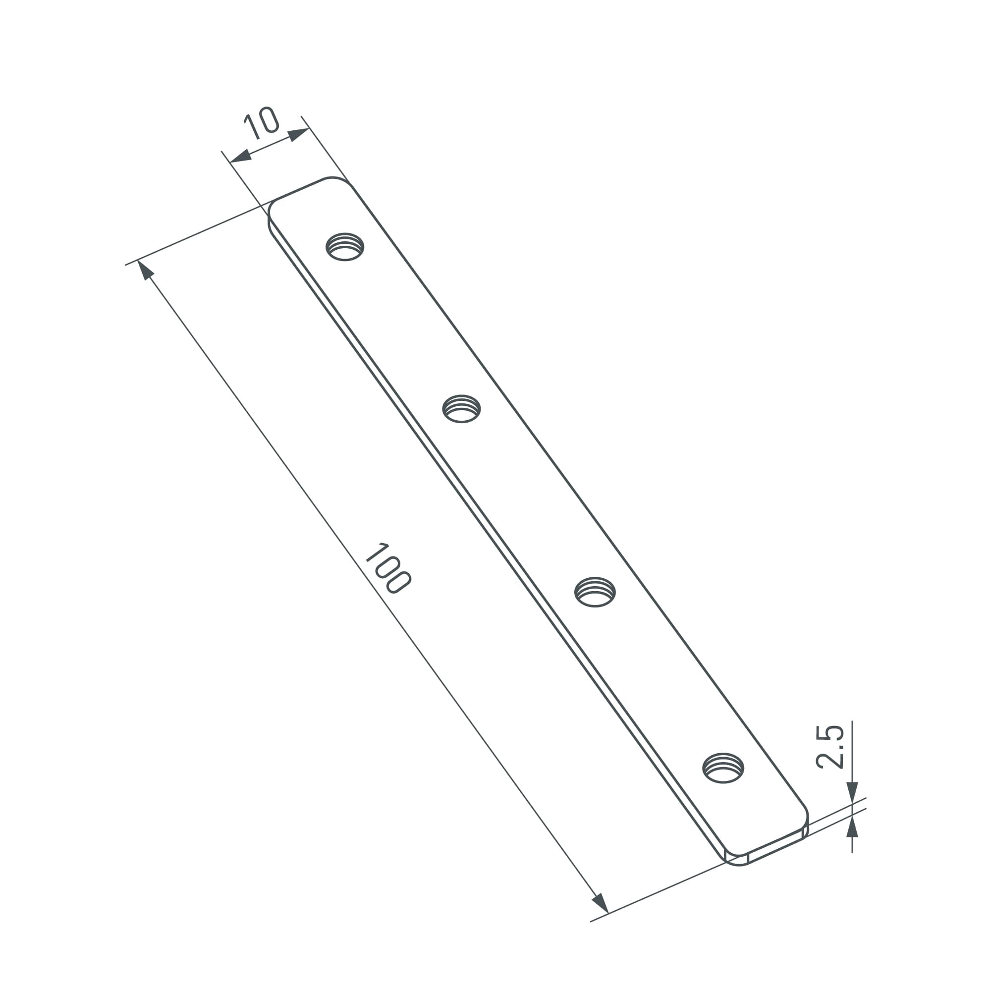 Соединитель профиля SL-LINE-3638-LW-180 Set (металл)