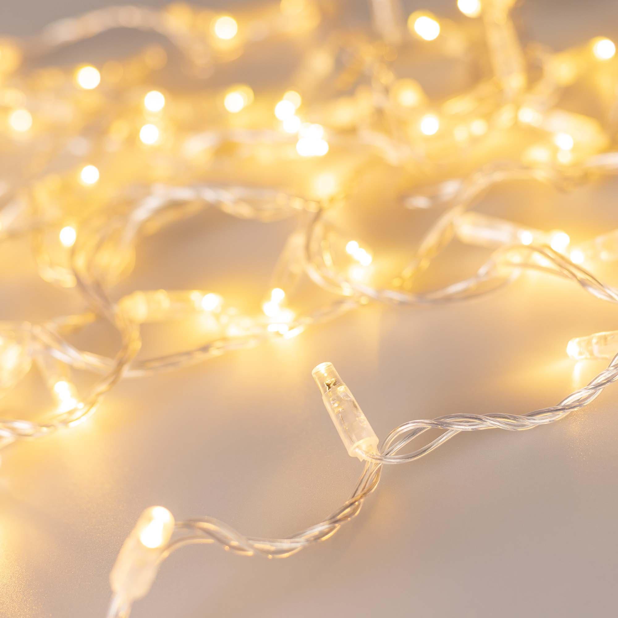 Гирлянда светодиодная декоративная ARD-STRING-CLASSIC-10000-CLEAR-100LED-FLASH Warm/Warm 230V, 7W ARDCL, IP65