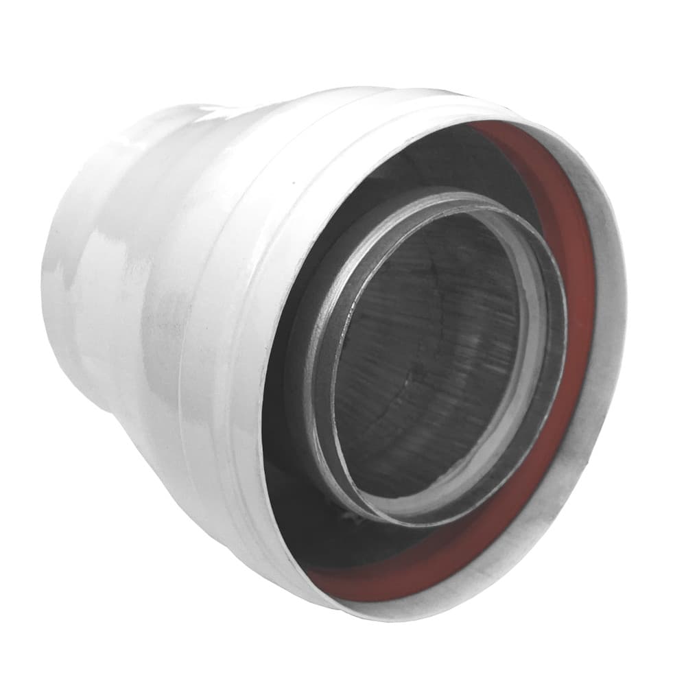 Переходник с d 60/100 мм на d 80/125 мм