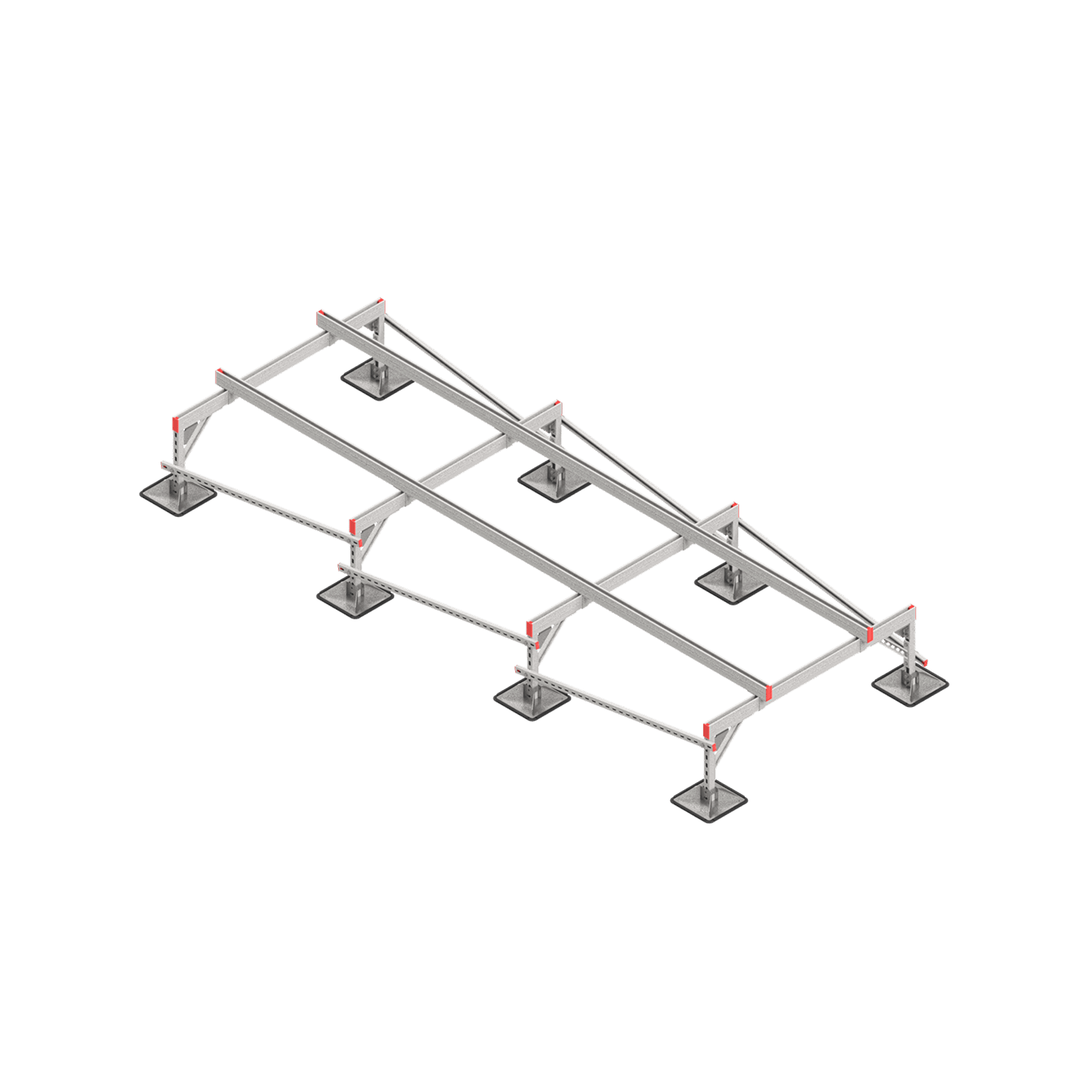 Конструкция опорная для установки оборудования TECHNORAPTOR S EELFOOT 1500х4000 тип 2