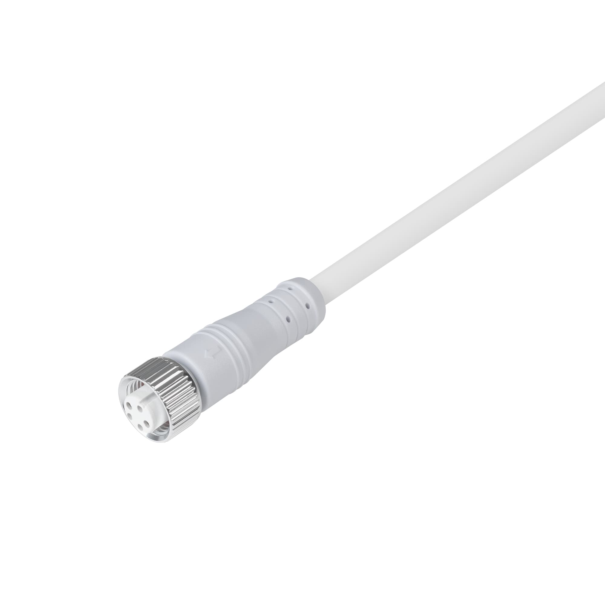 Коннектор питания ARL-WAVE-1615-CON-POWER-FEMALE-5PIN-WHT IP67, пластик, 3 года