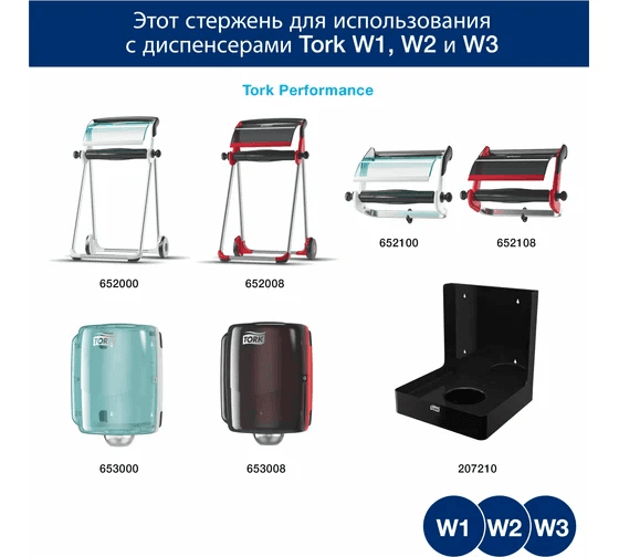 Нетканый материал Торк Premium 530, белый, малый рулон 106,4 м