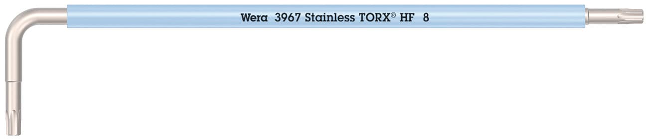 Ключ Г-образный с функцией фиксации крепежа 3967 SXL HF TORX Multicolour удлиненный нержавеющая сталь TX 8X90 мм