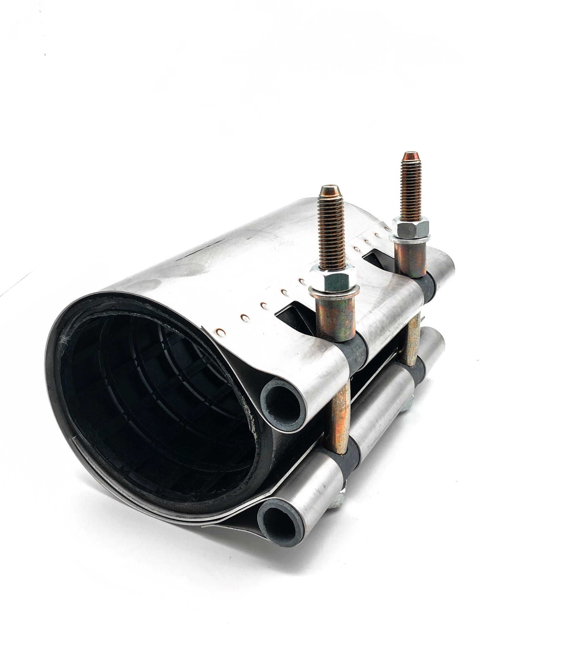 Хомут ремонтный однозамковый ДУ-50 (57-62мм)      нержавеющая сталь  AISI304 W4 L=150