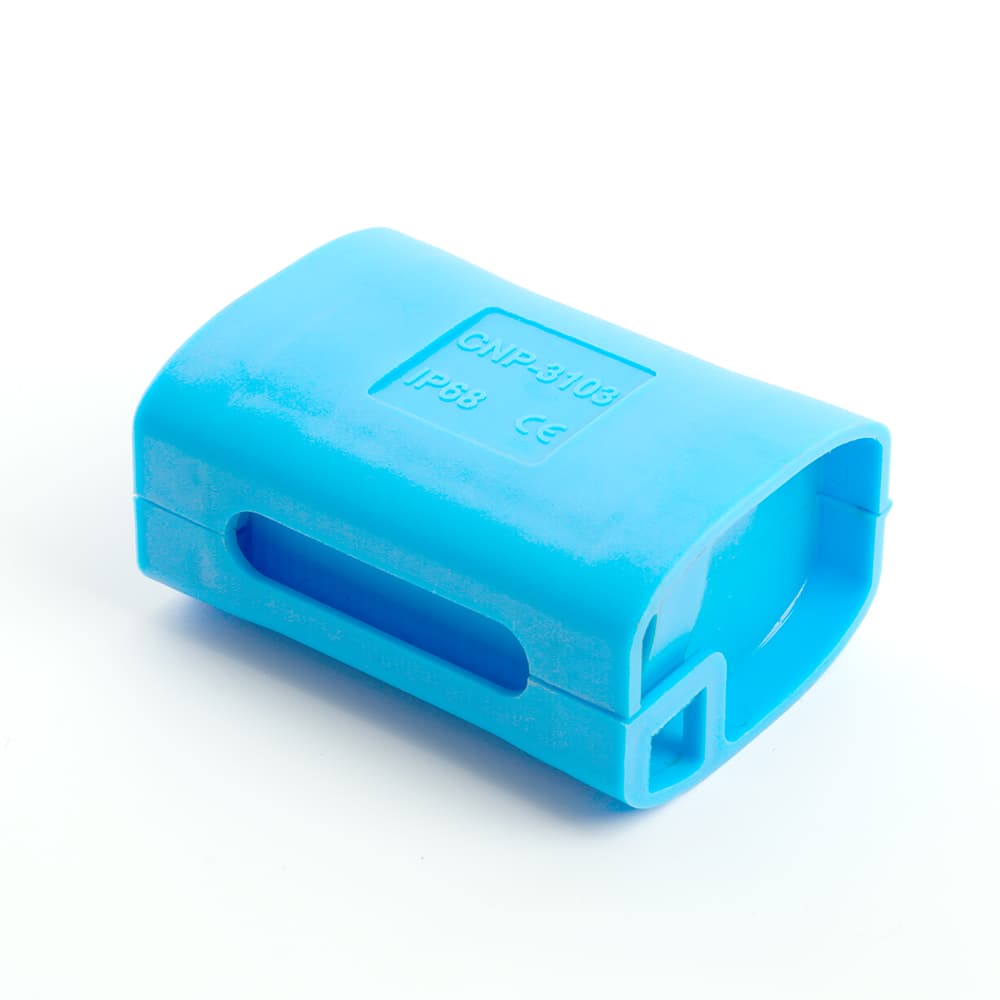 Коробка изоляционная с гелем 450V 74х46х26 синий STEKKER