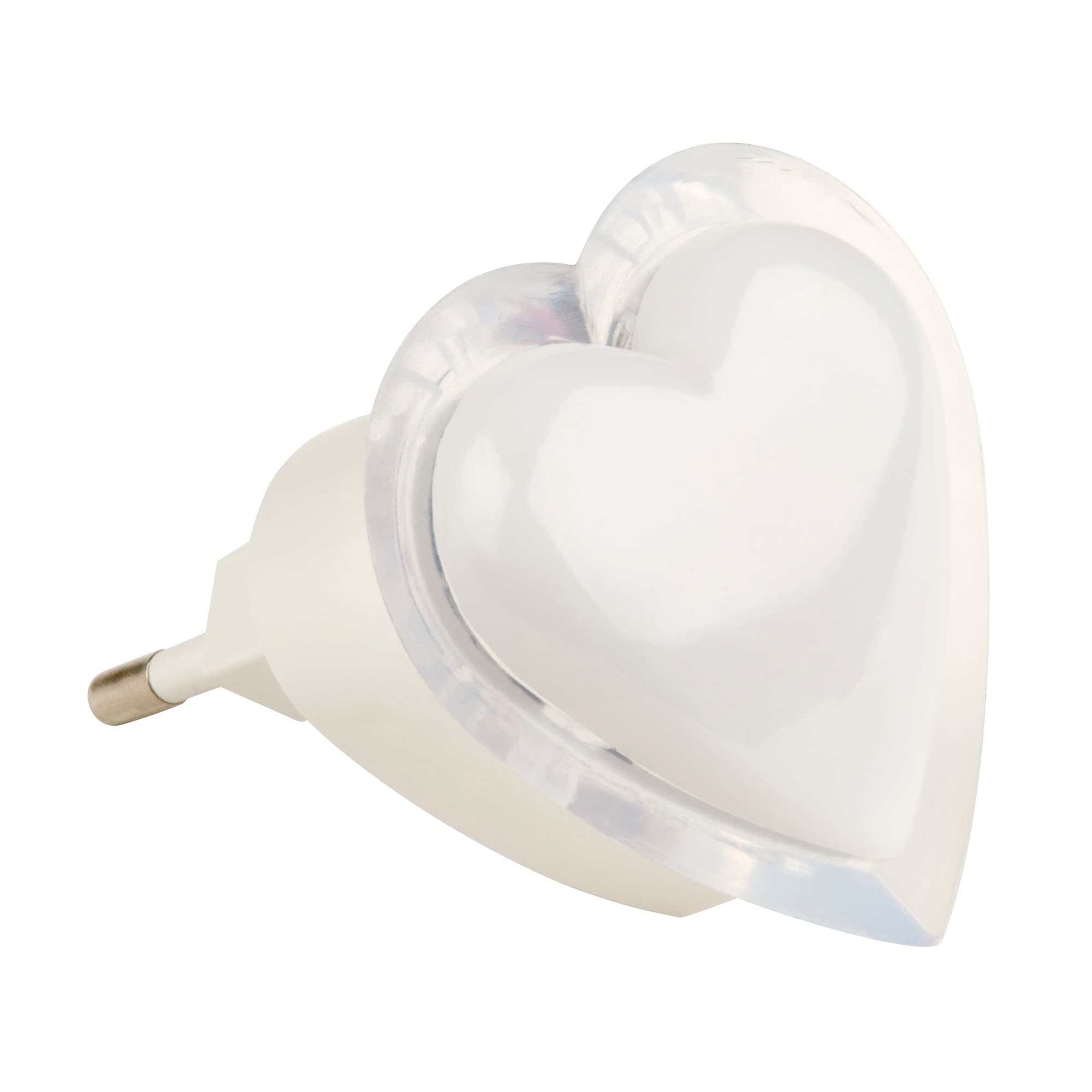Ночник светодиодный DTL308 0,5W 3LED триколор (красный, синий, зеленый) Сердечко