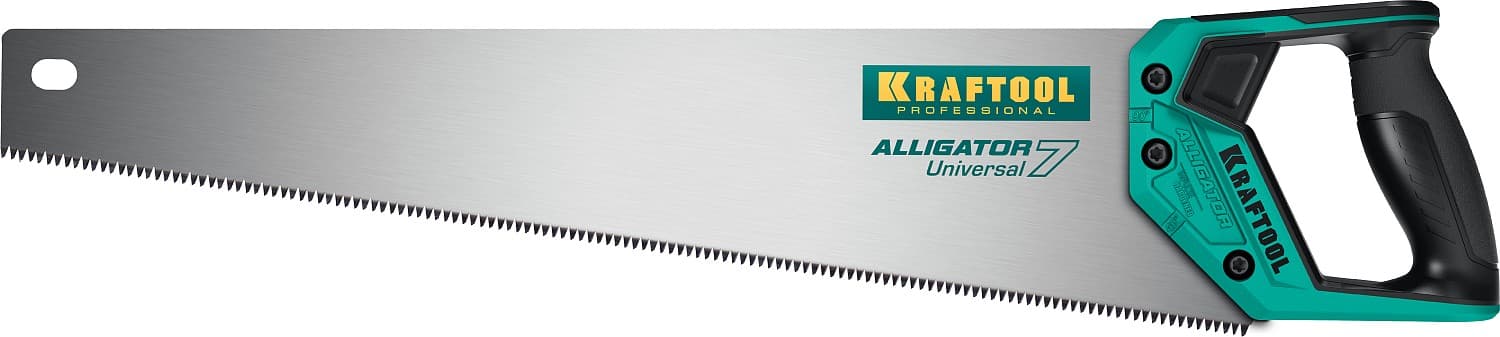 Ножовка универсальная ''Alligator Universal 7'', 500 мм, 7 TPI 3D зуб