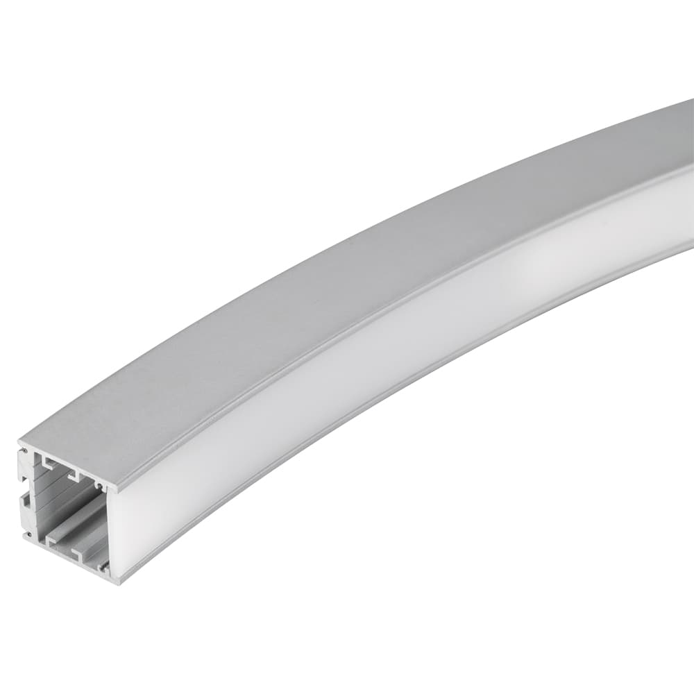 Профиль SL-ARC-3535-D1500-N90 SILVER (1180мм, дуга 1 из 4) (ARL, Алюминий)