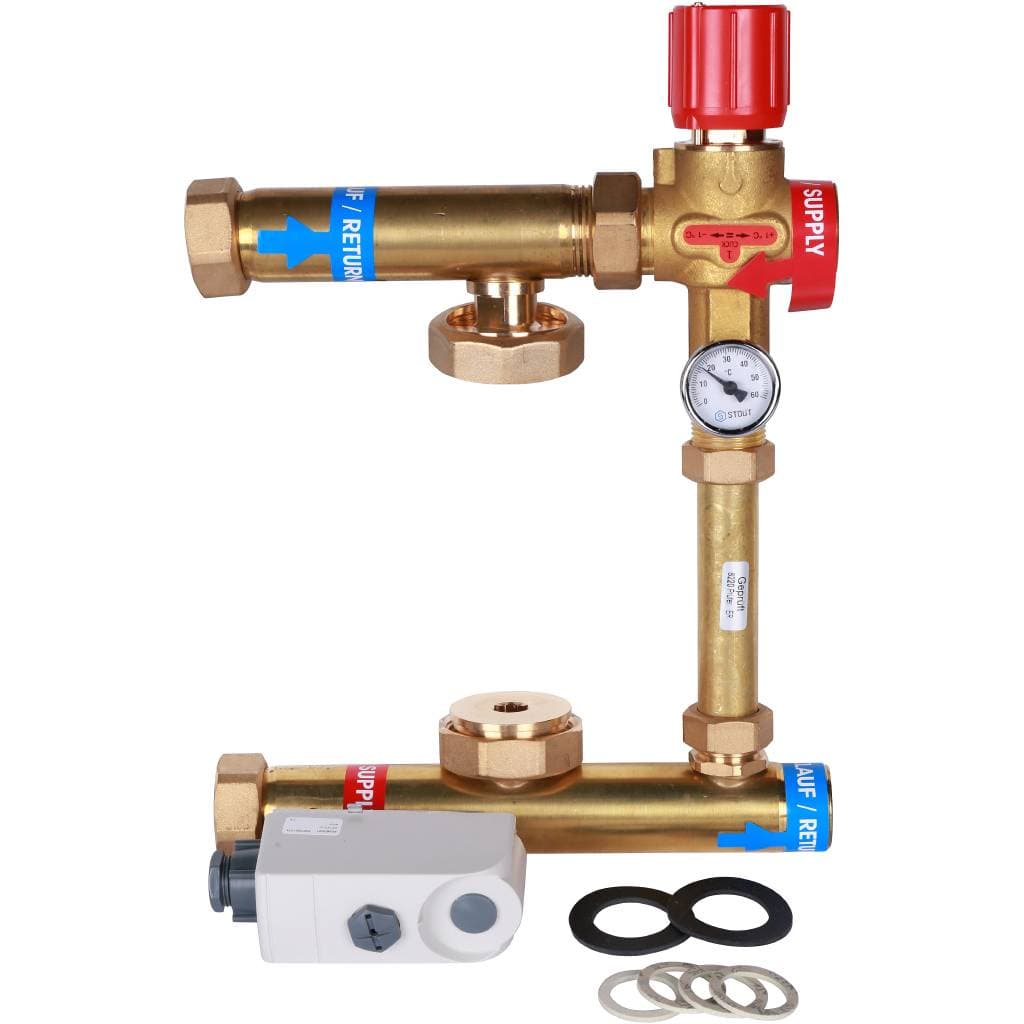 Узел насосно-смесительный isotherm 30-50 град.c, без насоса