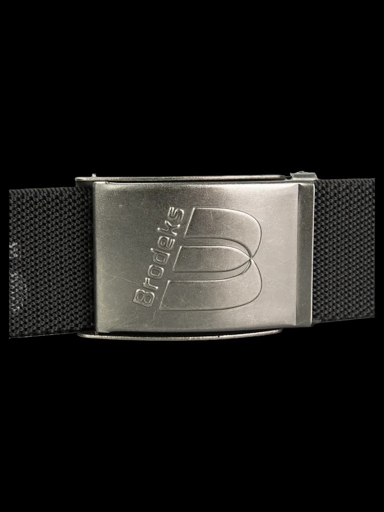 Ремень Brodeks KM128+стрейч,черный  (140 см)