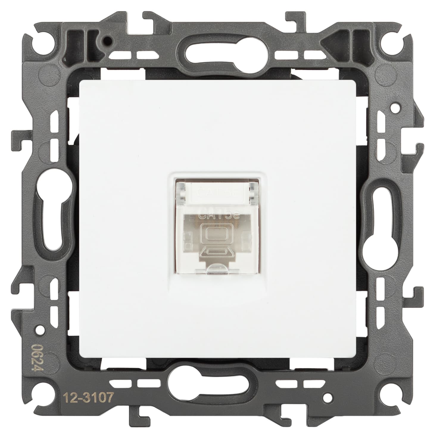 Розетка Серия 12 12-3107-01М информационная RJ45, белый матовый