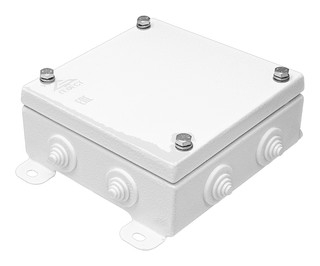 Коробка монтажная огнестойкая КМ-О (16к-6,0)-IP55 1515, корпус из оцинкованной стали, количество вводов 8
