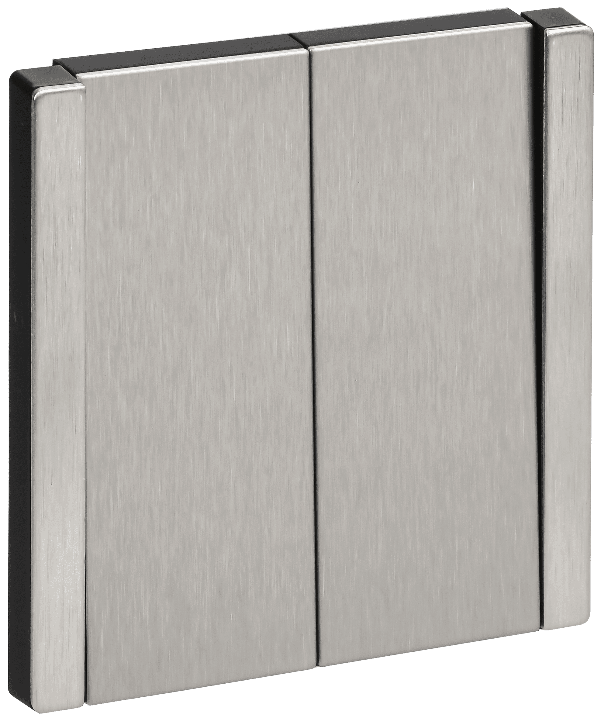 FORTE&PIANO Выключатель 2-клавишный перекрестный 10А FP709M металл никель IEK
