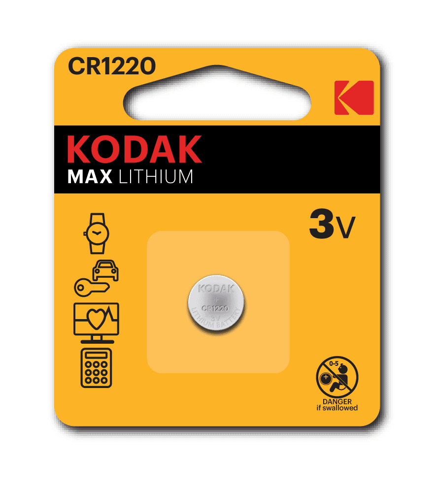 Батарейка CR1220-1BL MAX Lithium (60/240/61440)