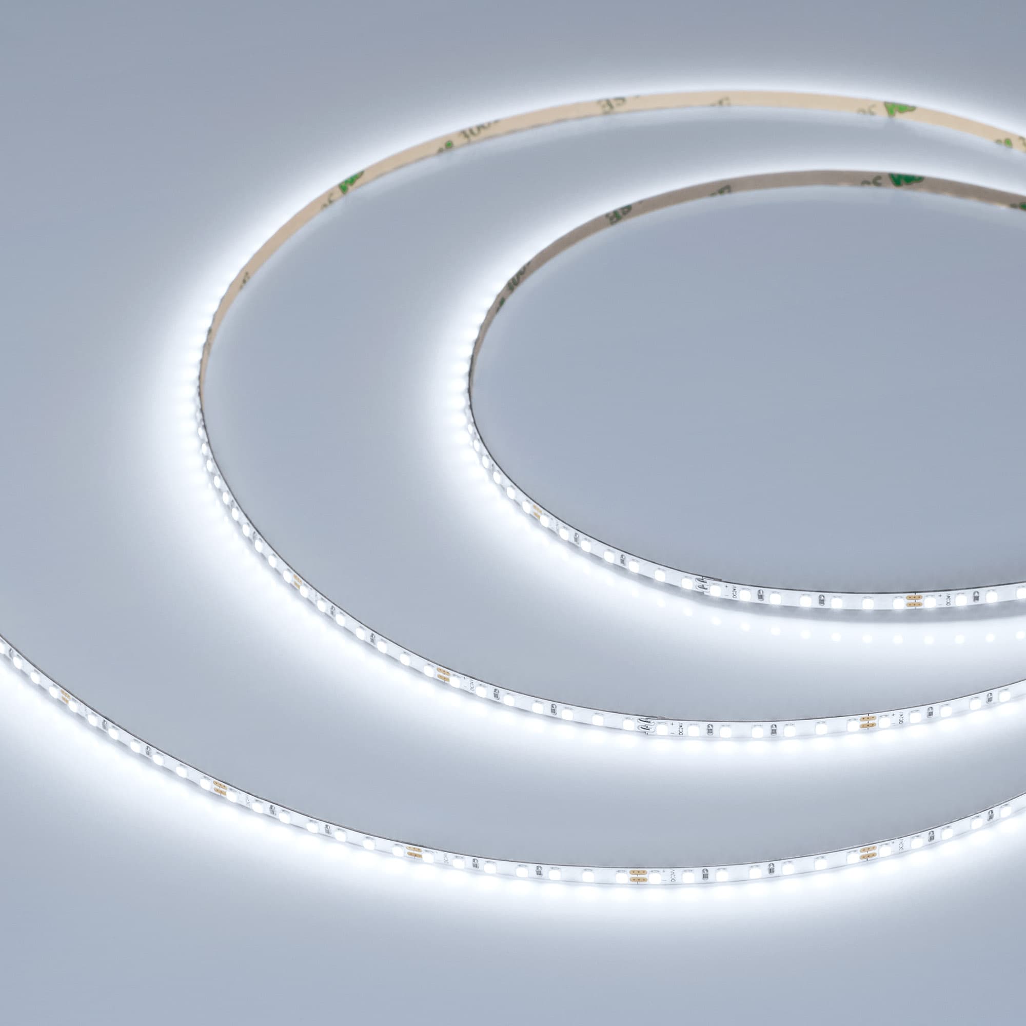 Лента светодиодная 7 Вт/м 24В IP20 6000K 182LED/м MICROLED-M182-3.5mm  SMD 2216 5 м