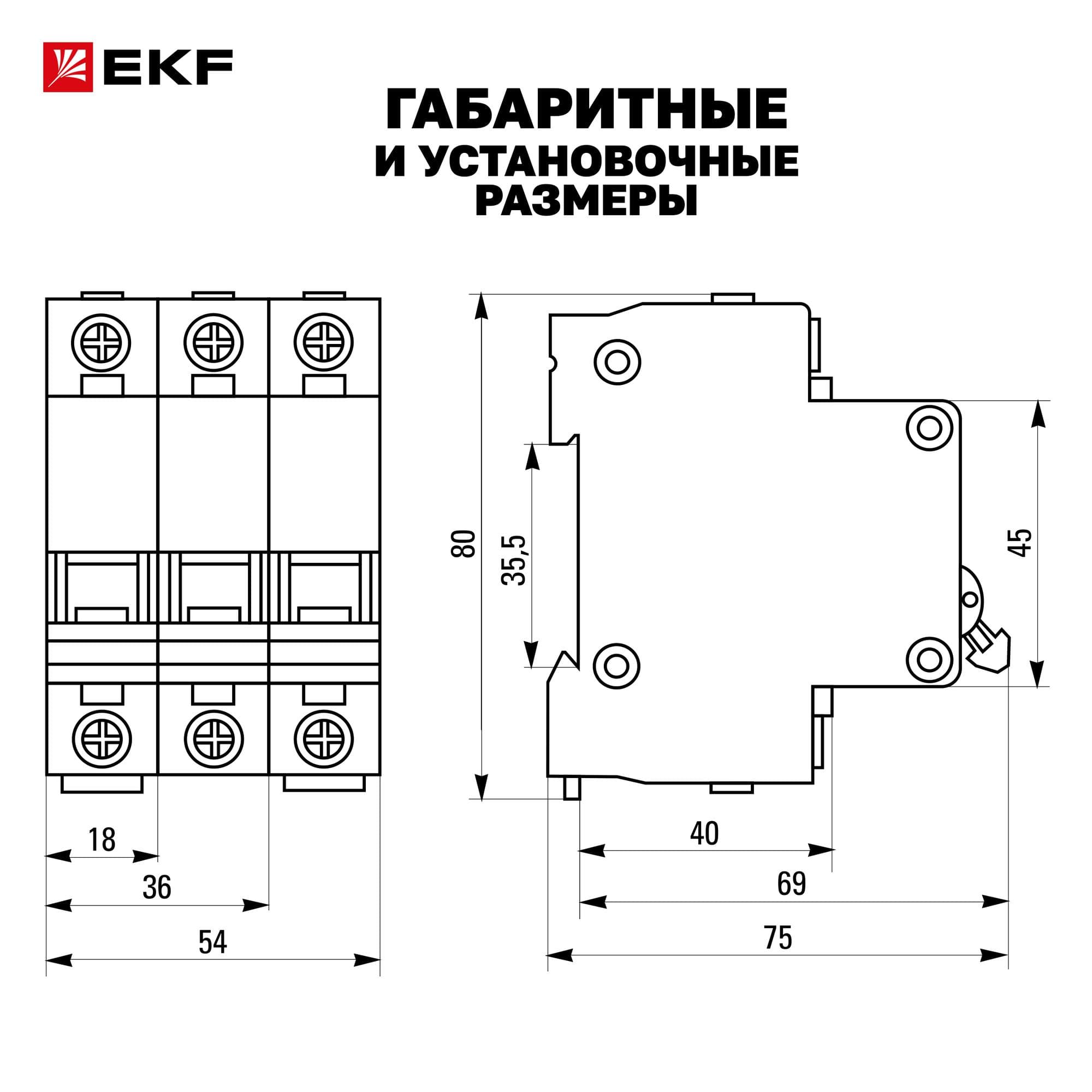 Выключатель автоматический 2P 10А (B) 4,5кА ВА 47-29 Basic