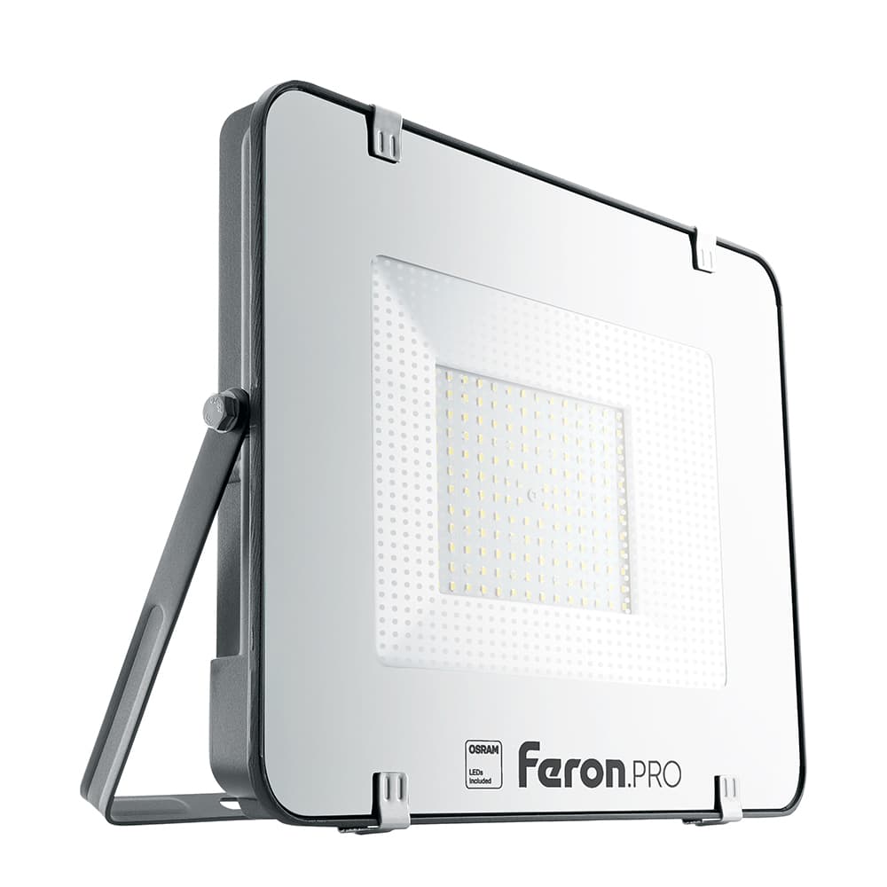 Прожектор светодиодный ДО-150w 6400К 18000 Лм IP65 черный .PRO