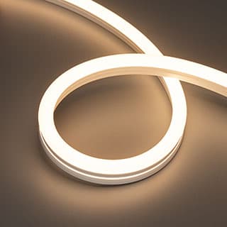 Лента светодиодная герметичная MOONLIGHT-SIDE-A140-12x24mm 24V Warm3000 (9.6 W/m, IP68, 0,5m, wire x1) (ARL, 140 LED/m)