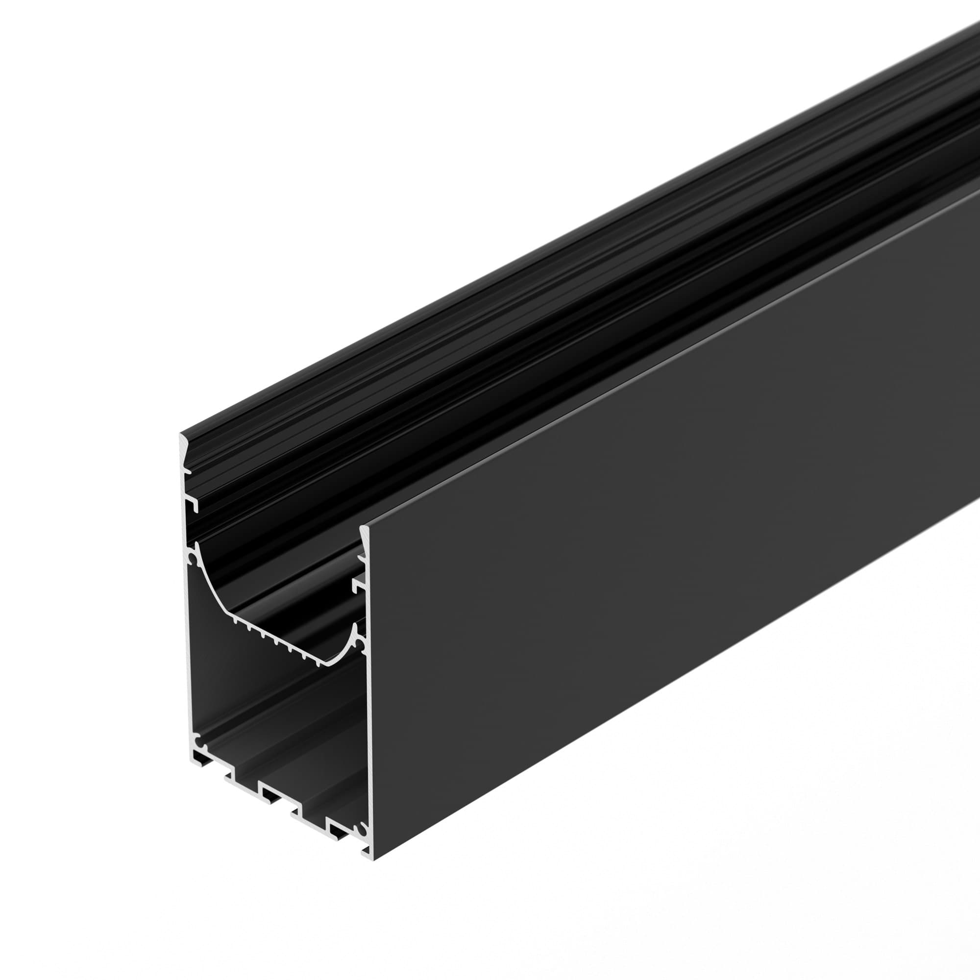 Профиль LINE-S-5075-3000 BLACK (Алюминий)