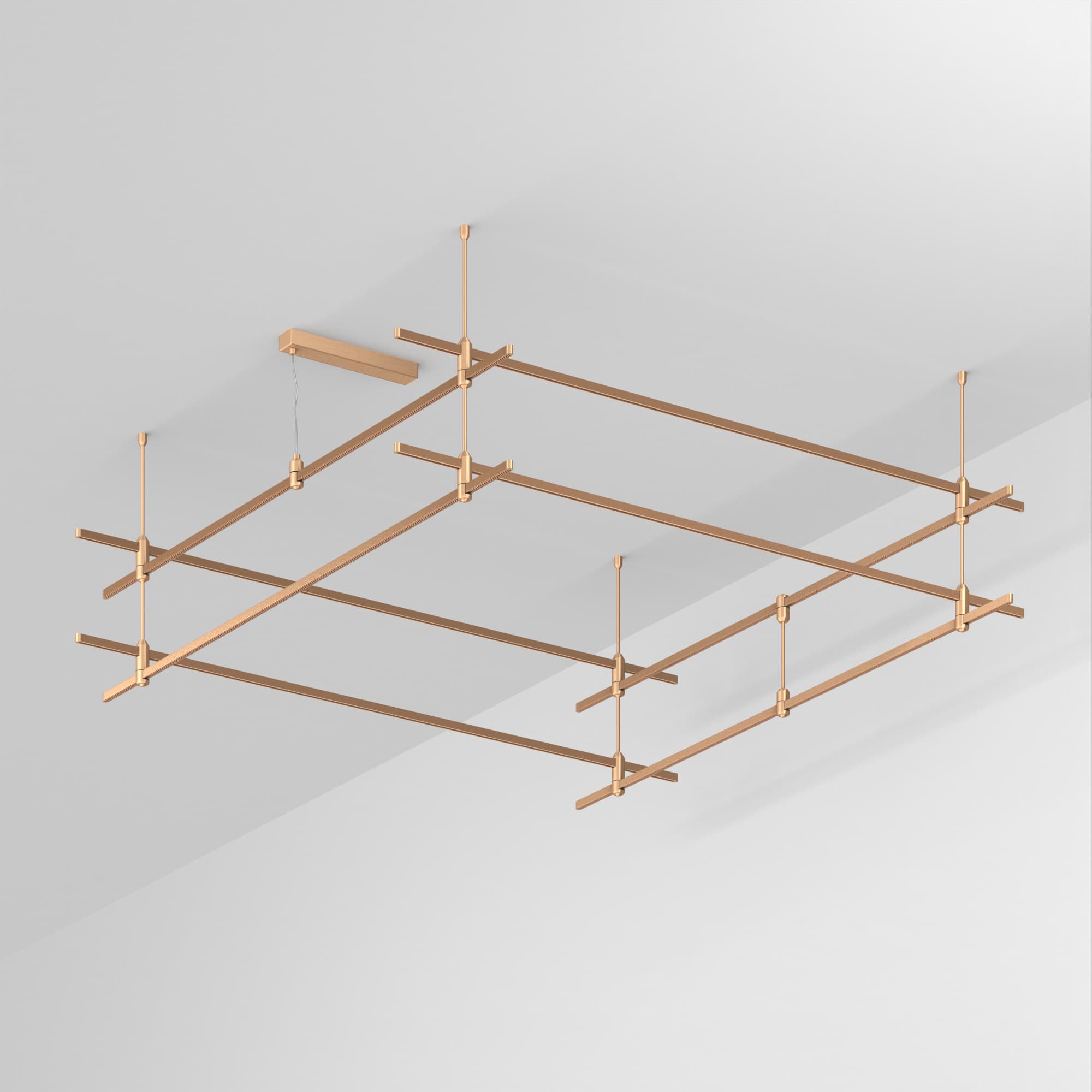 Трек ART-APRIORI-QUADRAT-2-ROD-400-2000x2000 (GD) (ARL, IP20 металл, 3 года)