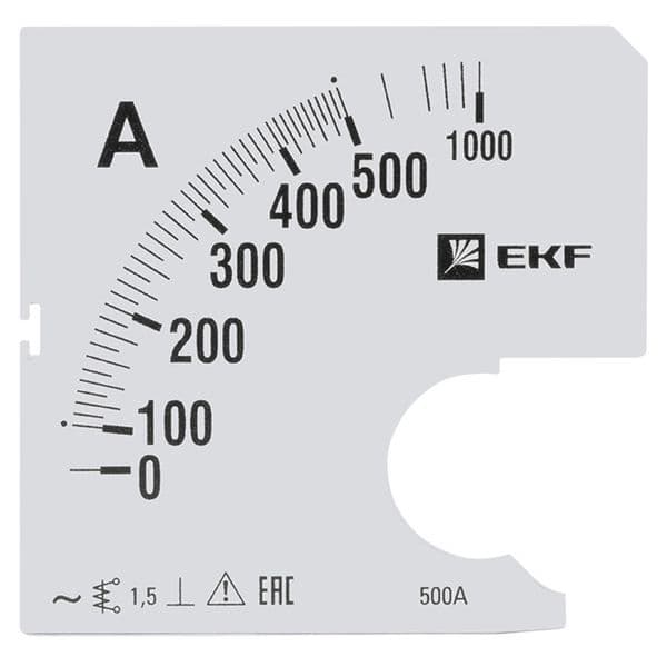 Шкала сменная для A961 500/5А-1.5 PROxima