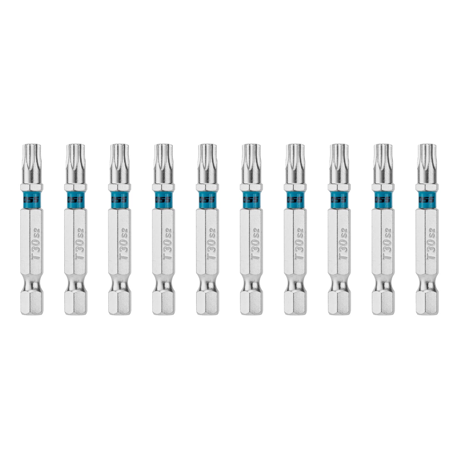 Бита Torx 30х50мм, сталь S2, шестигр., 10 шт.
