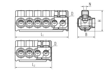 Набор клеммников НК-15 (SV-15: 3х KE 10.1+1х KE 10.3)