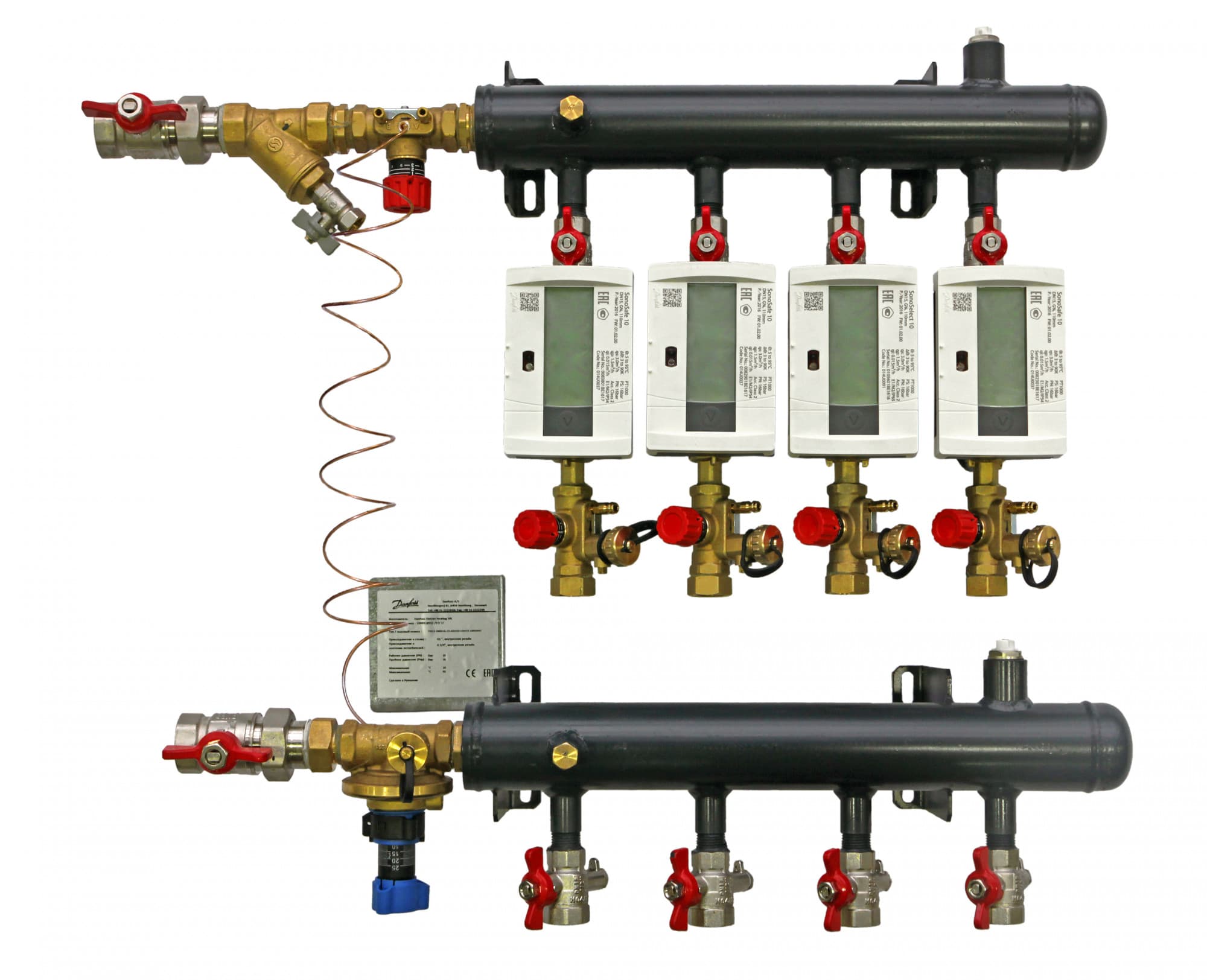 Узел распределительный TDU.5R DN50-3L-25-MVT20-APT20-MNT15