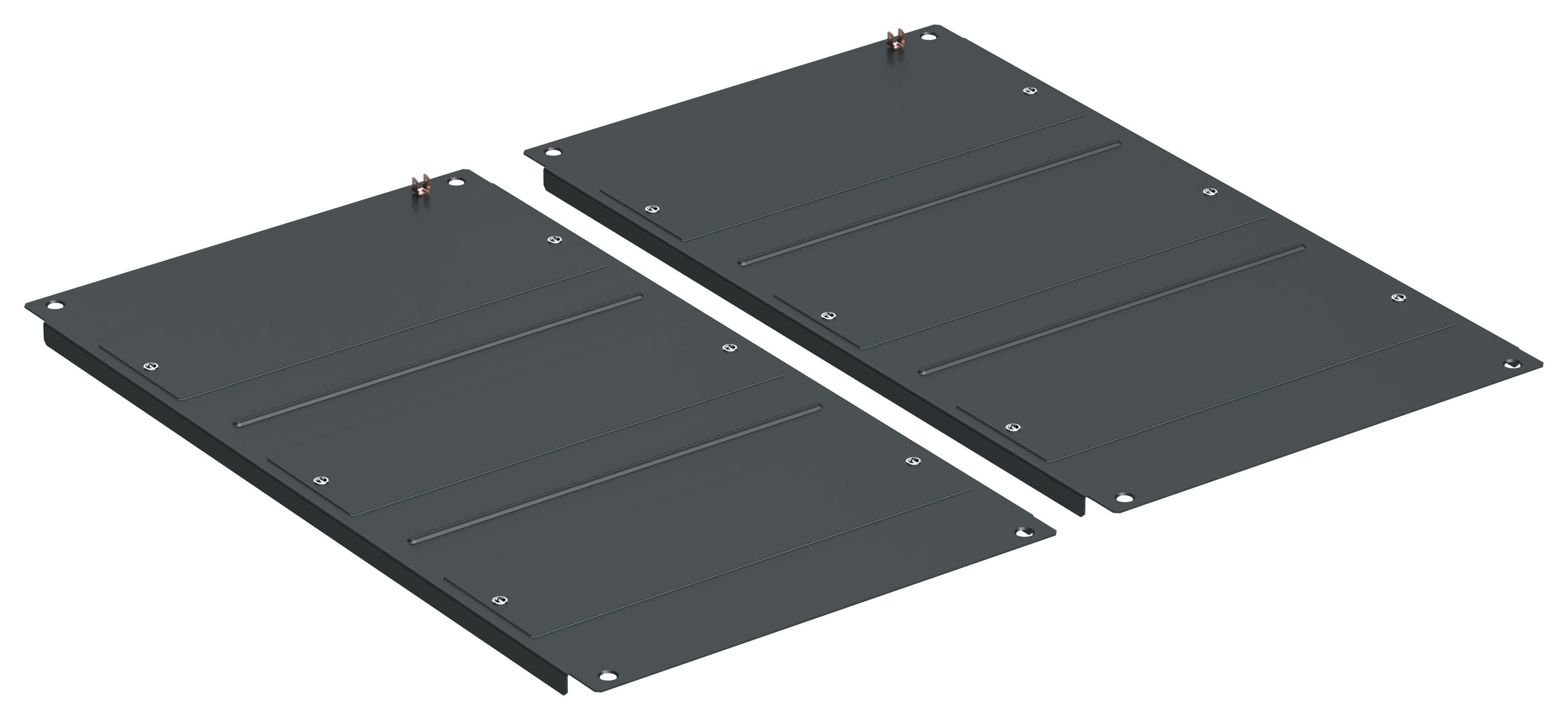 LINEA S Панель основания шкафа 800х1200мм черная (2шт/компл)