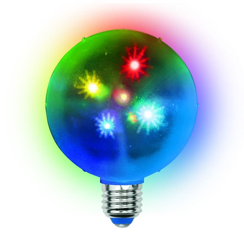 Светильник светодиодный Свечение 3D звёзды 220В Диаметр 10см ULI-Q310 1,5W/RGB/Е27 ДИСКО ШАР 3D