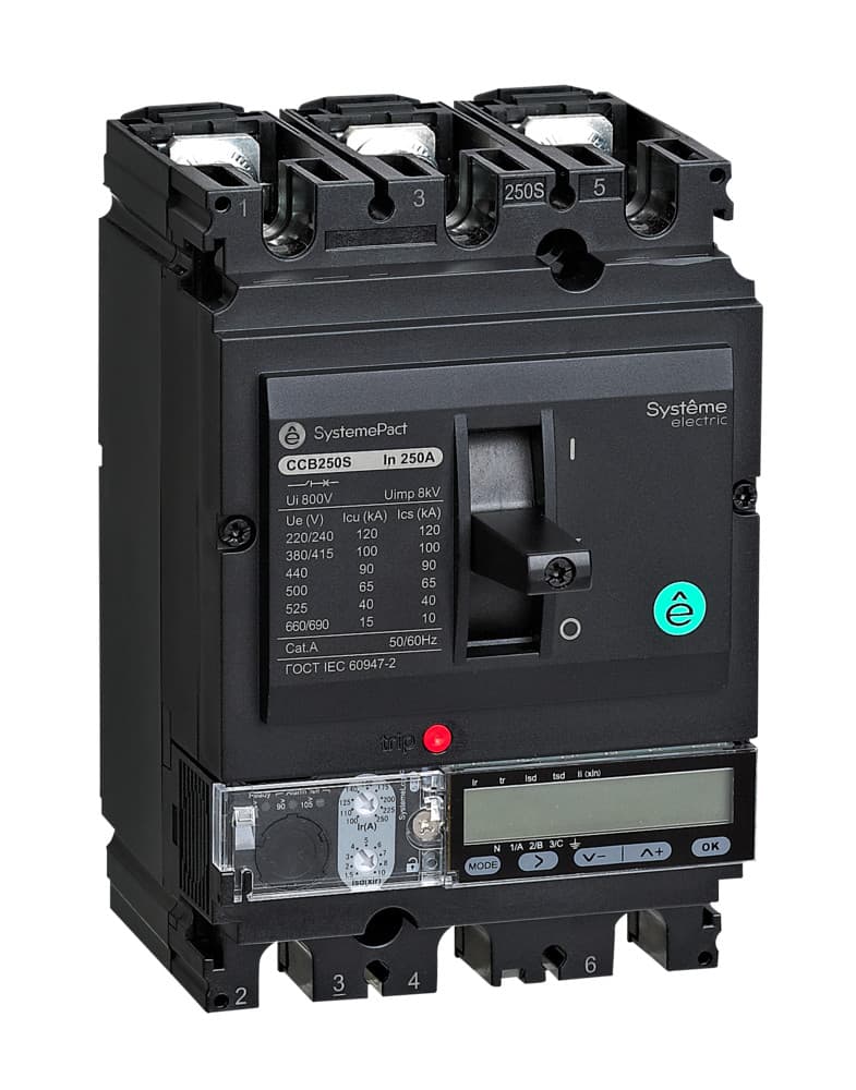 Выключатель автоматический SPC250 150KA 3P3D S5.2E 250 A